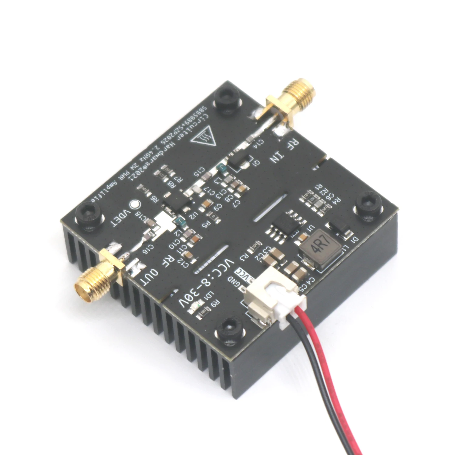 SBB5089 SZP2026 2.4G 2W RF POWER Amplifier WIFI InGaP Amplifier 23DB Gain 12V 24V DC 2.4GHZ Bluetooth Image Transfer HAM Radio