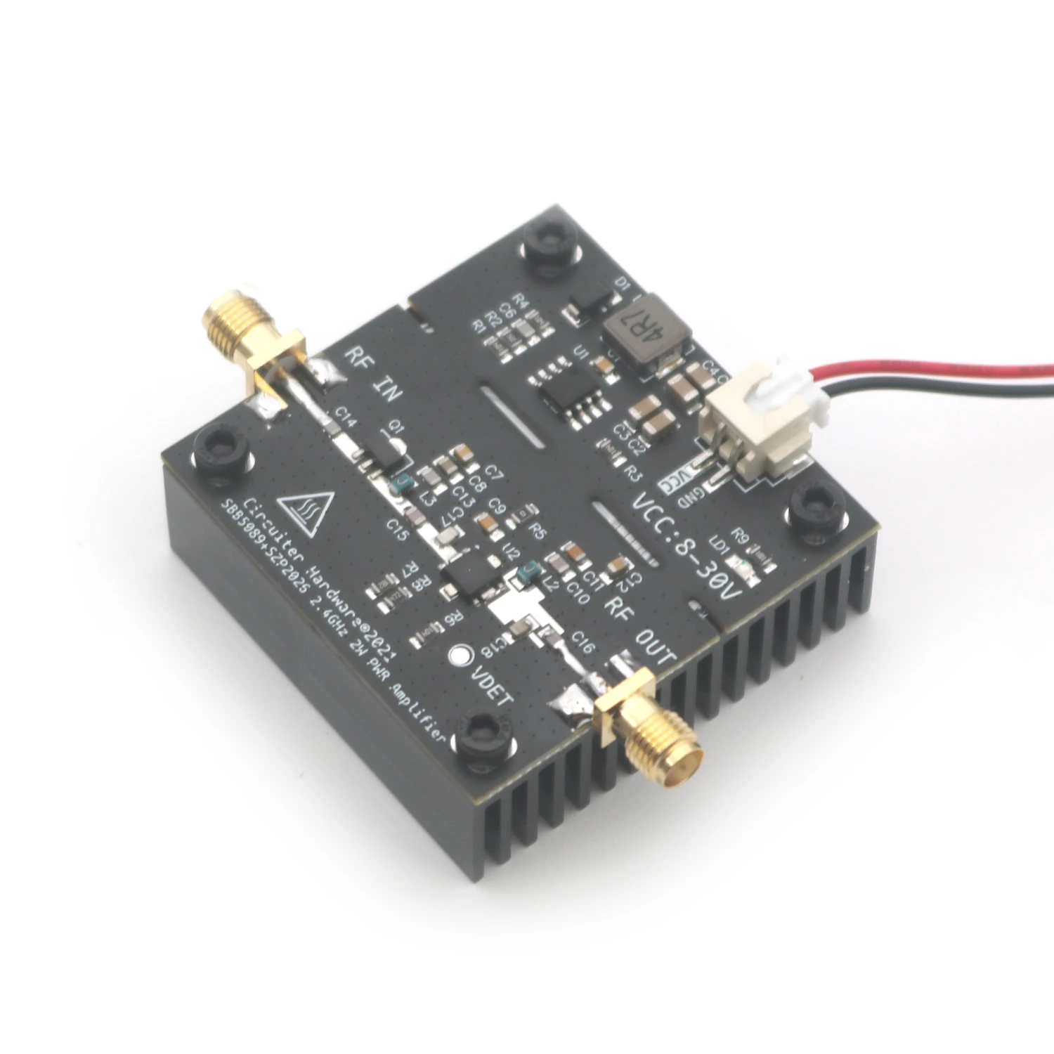 SBB5089 SZP2026 2.4G 2W RF POWER Amplifier WIFI InGaP Amplifier 23DB Gain 12V 24V DC 2.4GHZ Bluetooth Image Transfer HAM Radio