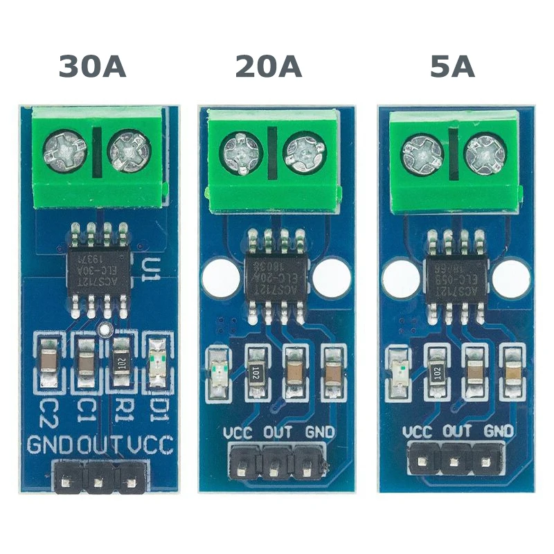 Hall Current Sensor Module ACS712 module 5A 20A 30A Hall Current Sensor Module 5A/20A/30A ACS712