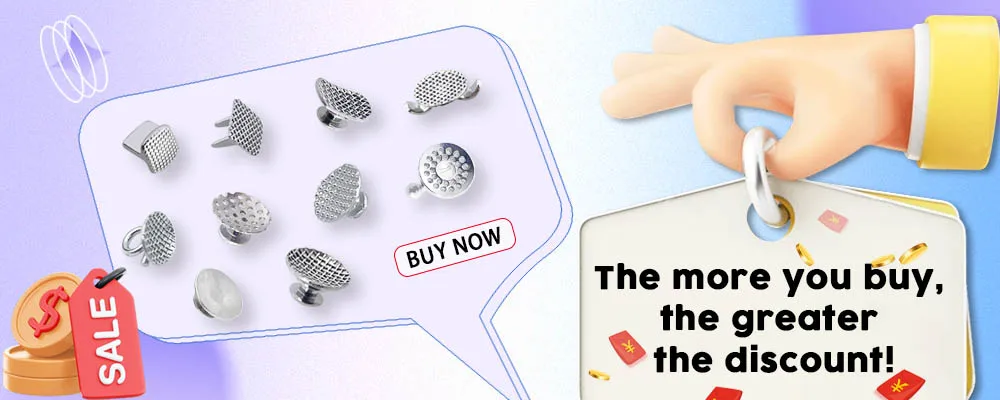 50Pcs Orthodontic Crimpable Lingual Button Sliding Ball/T Hooks Crimpable Stop Locks Removable/Activity Fixed on Archwires Brace