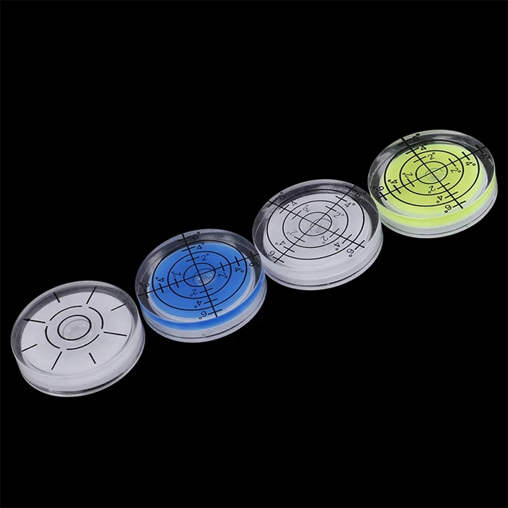 1pc 32x7mm Universal Level Spirit Level Bubble Bullseye Level Bubble Spirit Level Round Circular Measuring Meter Measuring Tool