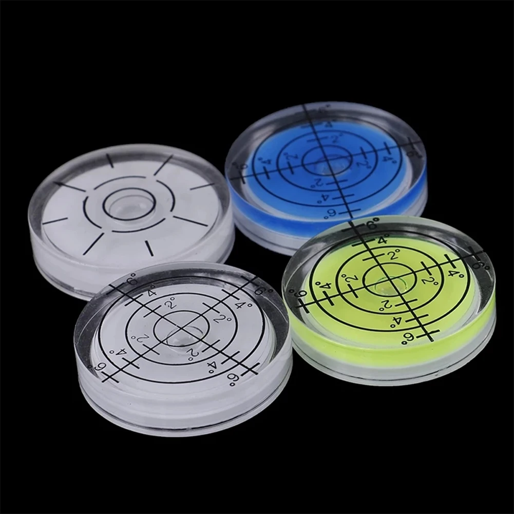 1pc 32x7mm Universal Level Spirit Level Bubble Bullseye Level Bubble Spirit Level Round Circular Measuring Meter Measuring Tool