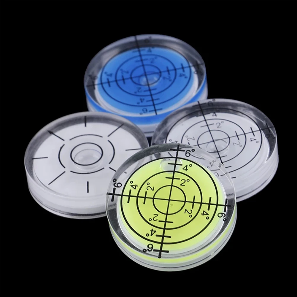 1pc 32x7mm Universal Level Spirit Level Bubble Bullseye Level Bubble Spirit Level Round Circular Measuring Meter Measuring Tool