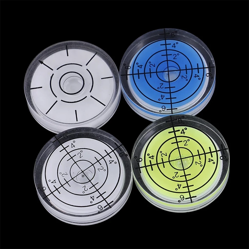 1pc 32x7mm Universal Level Spirit Level Bubble Bullseye Level Bubble Spirit Level Round Circular Measuring Meter Measuring Tool
