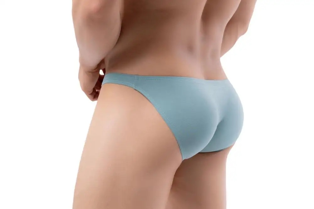BRAVE PERSON Men's Modal Briefs Sexy Underwear Low-rise Solid Underpants 12 Colors Briefs for Man