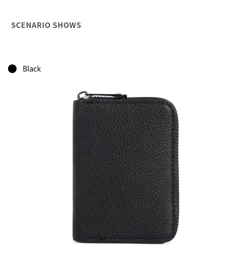 20 Detents Cards Holders PU Business Bank Credit Bus ID Card Holder Cover Coin Pouch Anti Demagnetization Wallets Bag Organizer