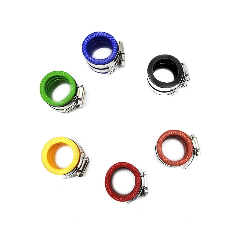 ZSDTRP 35 40 45 50 55mm Motorcycle Carburetor Rubber Adapter Inlet Intake Pipe For MIKUNI KEIHIN KOSO PWK Carburetor Accessory
