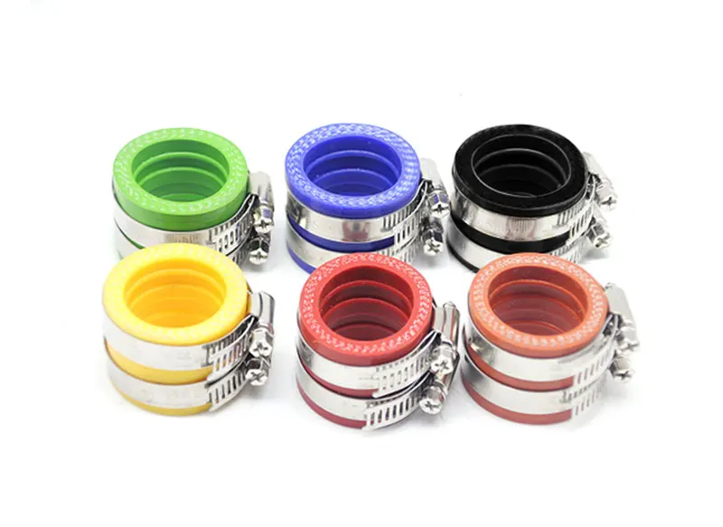 ZSDTRP 35 40 45 50 55mm Motorcycle Carburetor Rubber Adapter Inlet Intake Pipe For MIKUNI KEIHIN KOSO PWK Carburetor Accessory