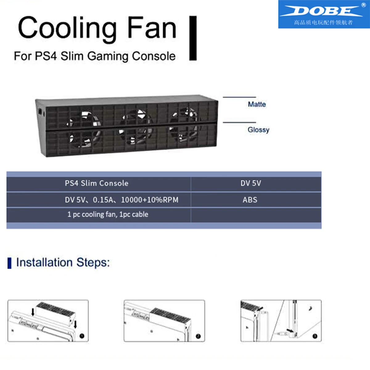 Base Fan Stand For Sony PS4 Pro Slim Game Console Play Station Playstation PS 4 Cooling Support Cooler Accessories Holder Gaming
