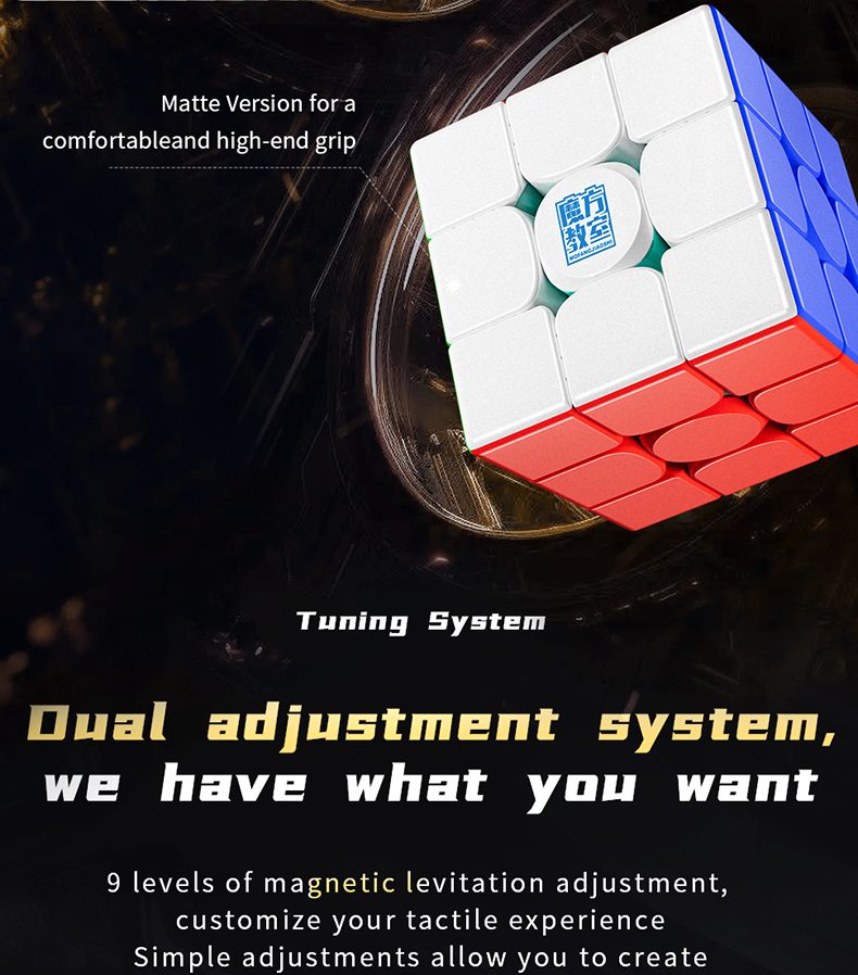 [Picube] MoYu RS3M V5 3x3x3 Magnetic Magic Cube Professional Cubo Magic Speed 3x3 Cube RS3M Moyu Cubing Puzzle Toys