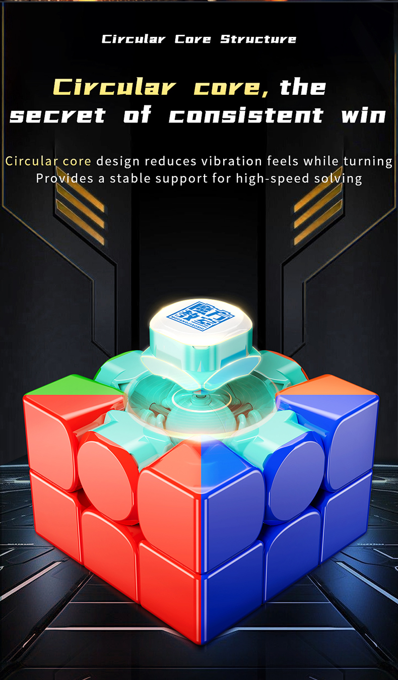 [Picube] MoYu RS3M V5 3x3x3 Magnetic Magic Cube Professional Cubo Magic Speed 3x3 Cube RS3M Moyu Cubing Puzzle Toys