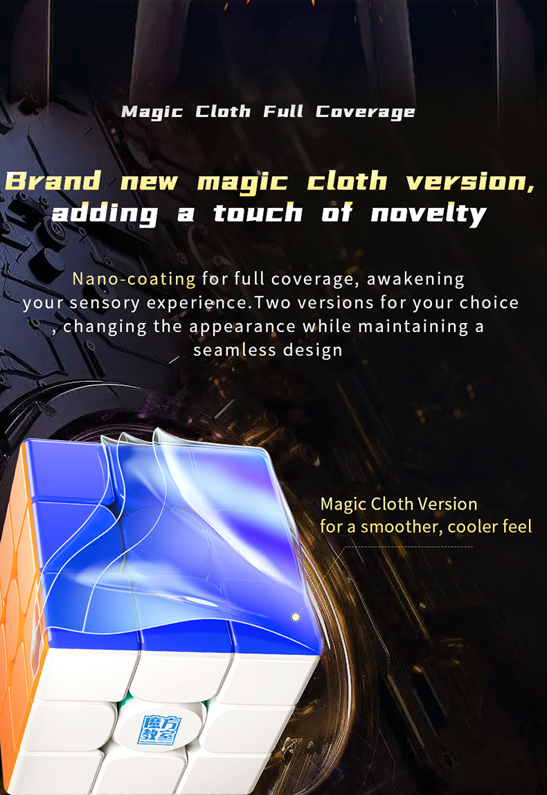 [Picube] MoYu RS3M V5 3x3x3 Magnetic Magic Cube Professional Cubo Magic Speed 3x3 Cube RS3M Moyu Cubing Puzzle Toys