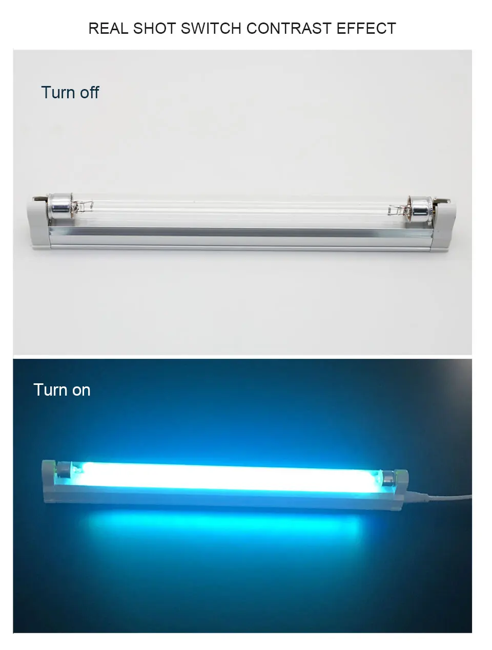 T5 UV Sterilizer Light Ultraviolet Lamps AC 220V Light Tube Sanitizer Disinfection T5 UVC Lamp Mite Removal For Home Bedrooms