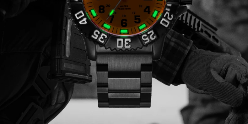 Addies Men Military Watches Leisure Outdoor Sports Luminous Watch Multi-functional Nylon Steel Strap Waterproof Men's Quartz Wat