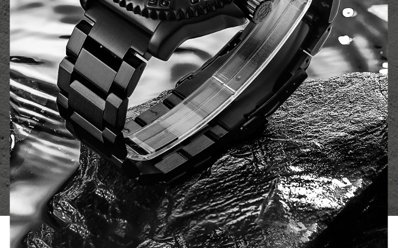 Addies Men Military Watches Leisure Outdoor Sports Luminous Watch Multi-functional Nylon Steel Strap Waterproof Men's Quartz Wat