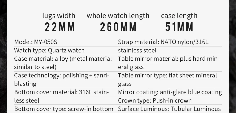 Addies Men Military Watches Leisure Outdoor Sports Luminous Watch Multi-functional Nylon Steel Strap Waterproof Men's Quartz Wat