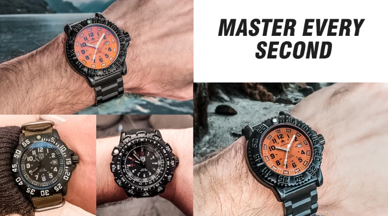 Addies Men Military Watches Leisure Outdoor Sports Luminous Watch Multi-functional Nylon Steel Strap Waterproof Men's Quartz Wat