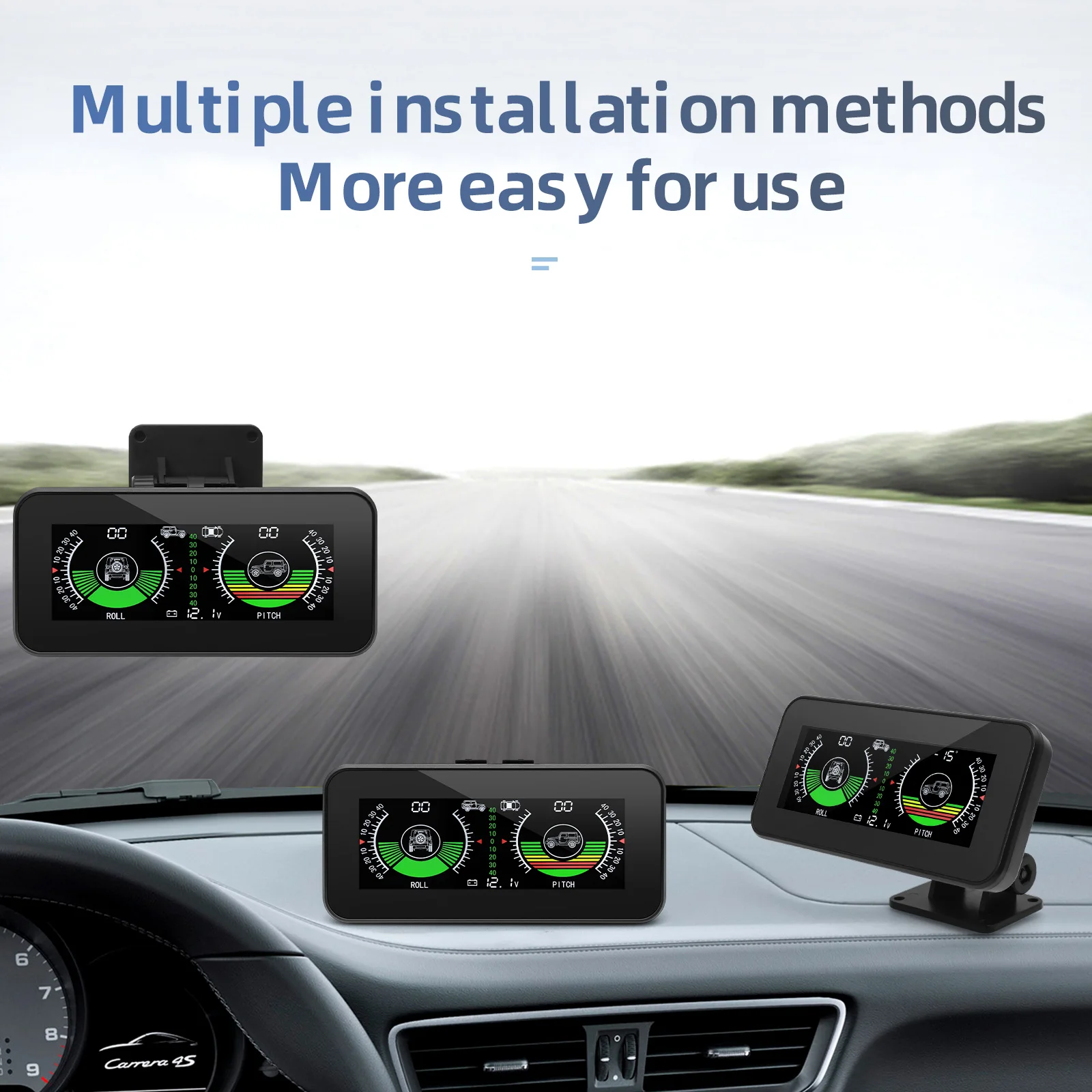 M60 Digital Speed Slope Meter Inclinometer M50 With GPS Speedometer Compass For off road accessories 4x4 On-board Computer
