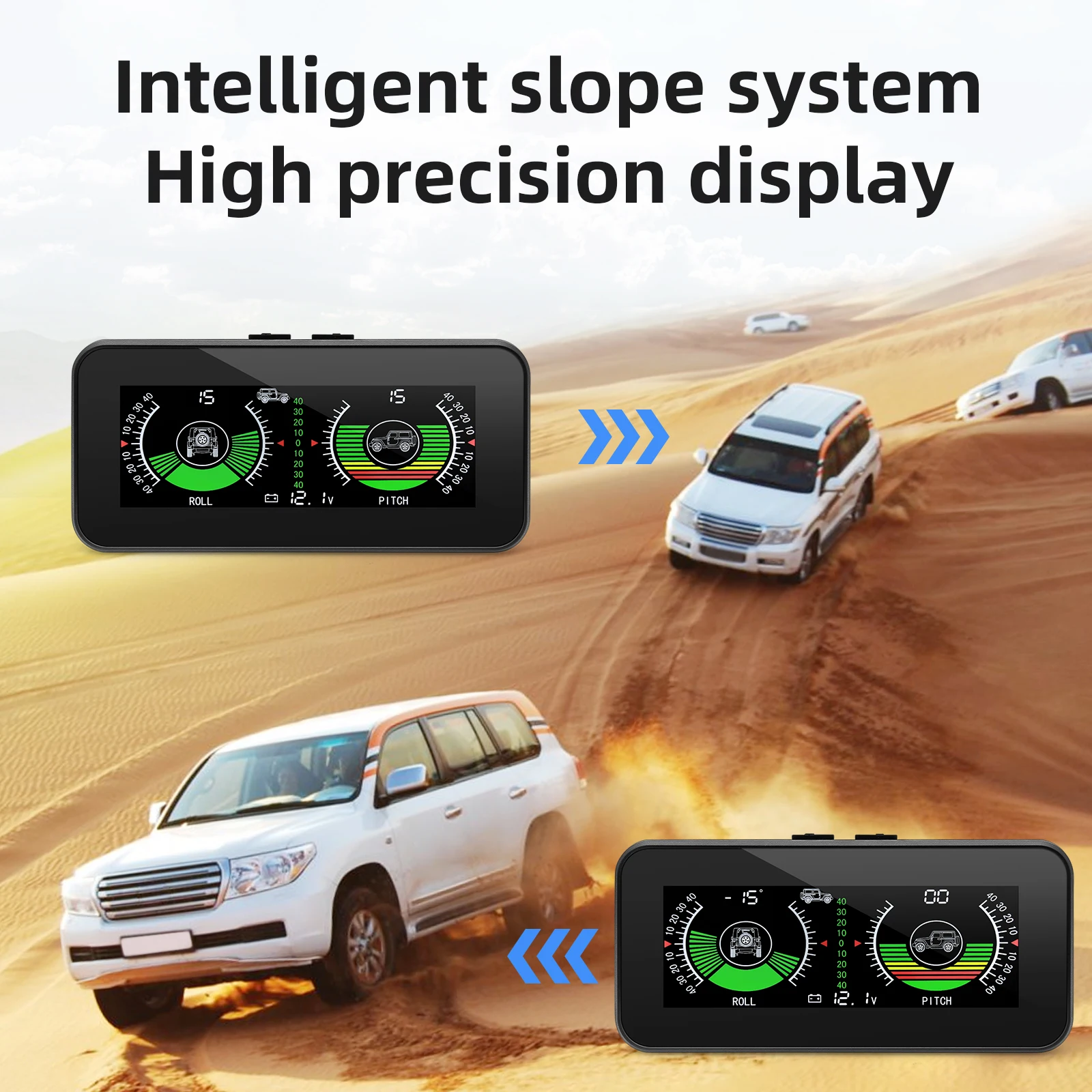 M60 Digital Speed Slope Meter Inclinometer M50 With GPS Speedometer Compass For off road accessories 4x4 On-board Computer