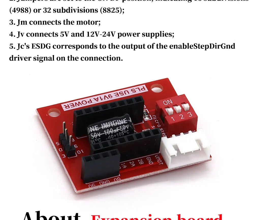 3D Printer Parts A4988 DRV8825 Stepper Motor Driver With Heat sink For SKR V1.3 1.4 GTR V1.0 RAMPS 1.4 1.6 MKS GEN V1.4 board