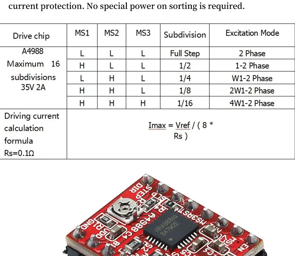 3D Printer Parts A4988 DRV8825 Stepper Motor Driver With Heat sink For SKR V1.3 1.4 GTR V1.0 RAMPS 1.4 1.6 MKS GEN V1.4 board
