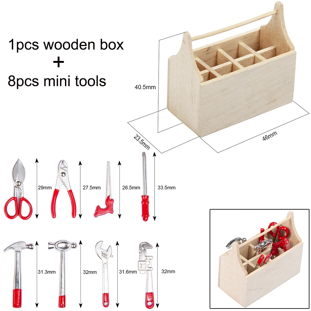 1:10 Scale Accessories Simulated Decoration Tools Shovel Fire-Extinguisher Oil Drum for RC Crawler Car TRX4 SCX10 Mini Models