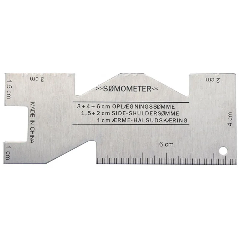 Precision Seam Measuring Gauge Metal Quilting Tailor Ruler Template Sewing Ruler For DIY Patchwork Quilting Craft Accessories