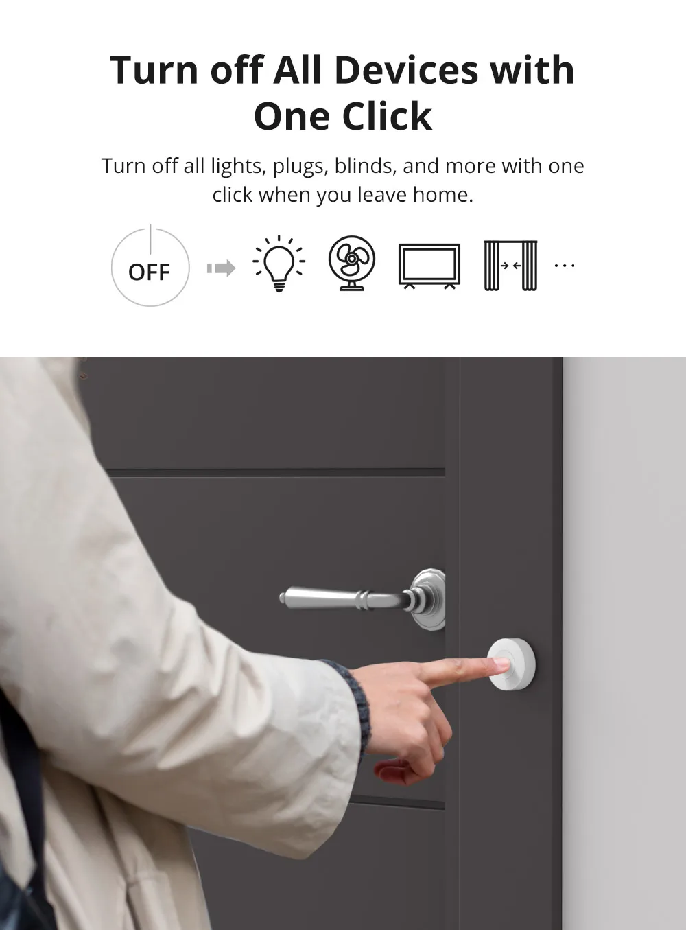 SONOFF SNZB-01P Wireless Smart Zigbee Switch Custom Button Action Zigbee 3.0 Smart Switch Work with Zigbee Hub Alexa Google Home