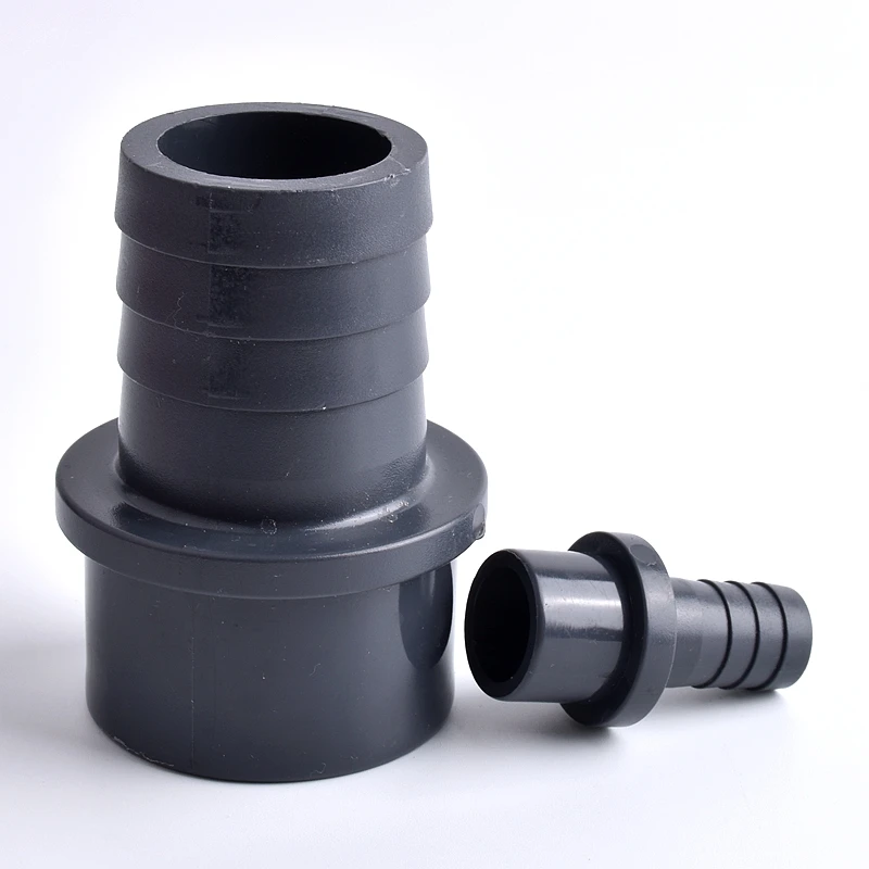 O.D 32/40/50/63-14/20/30/40/50/60mm Big Size UPVC Pagoda Connector Garden Irrigation Pipe Soft Hose Adapter Joint Accessories
