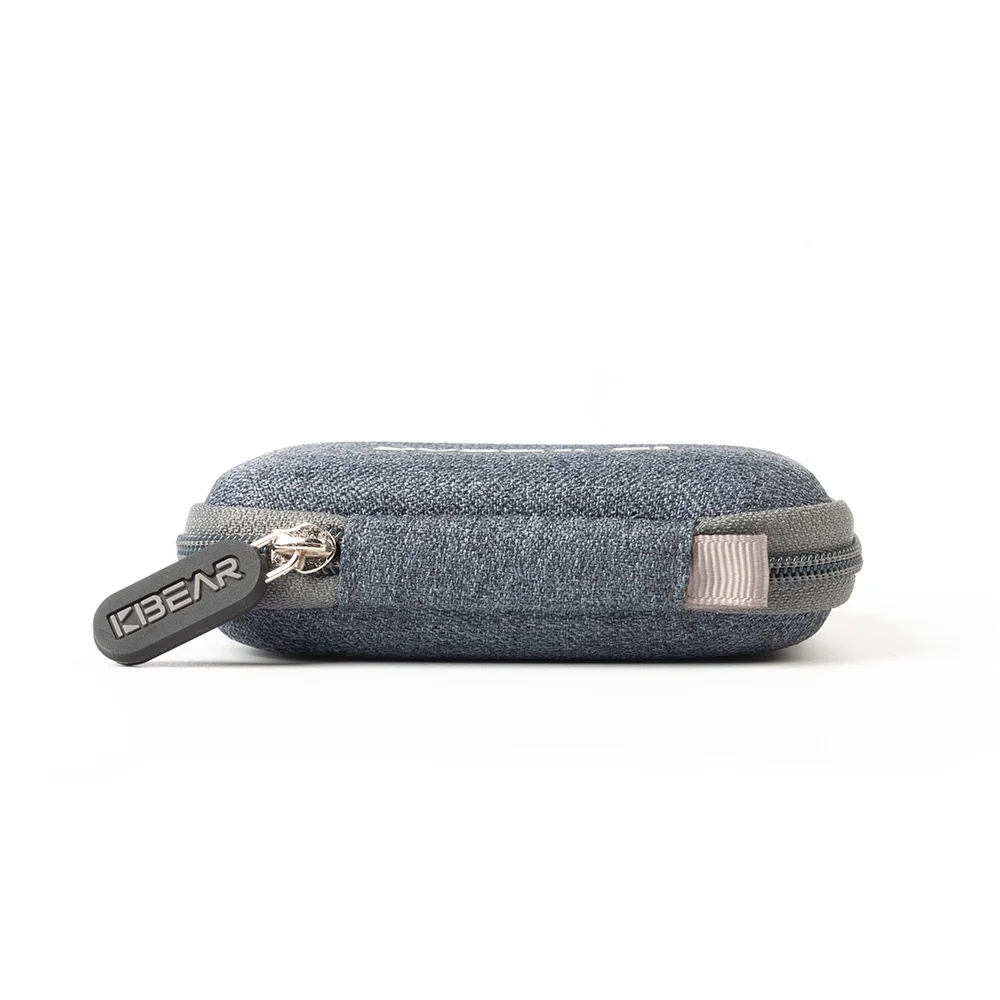 KBEAR High-end Fabric Case Earphone Headset Accessories Portable Earbuds Case Storage Package Bag With TRI I3 Pro Headphone IEM