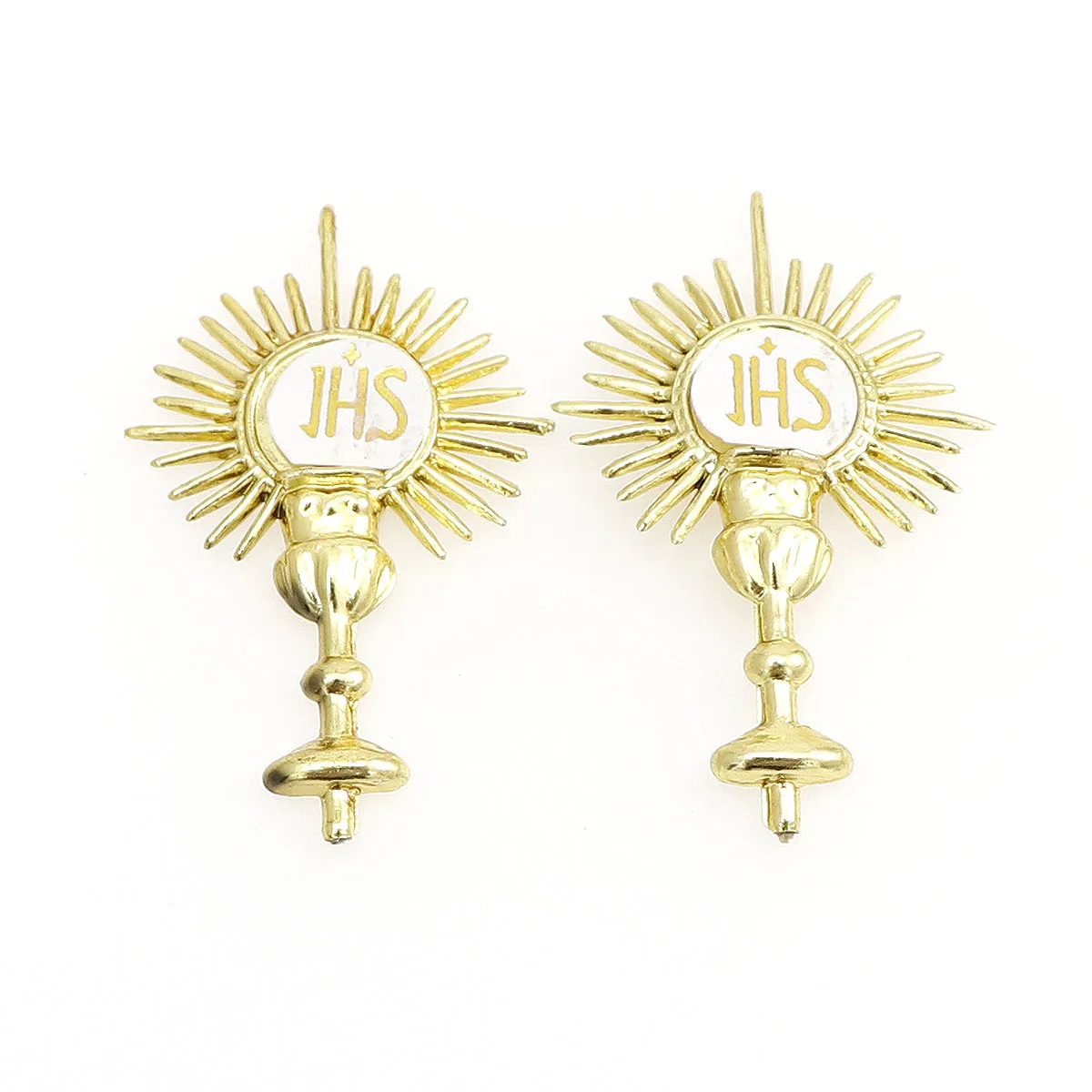Catholic Bible Supplies JHS Card Insertion Decoration JHS Holy Grail Pendant Party Wedding Baptism Supplies Religious Jewelry