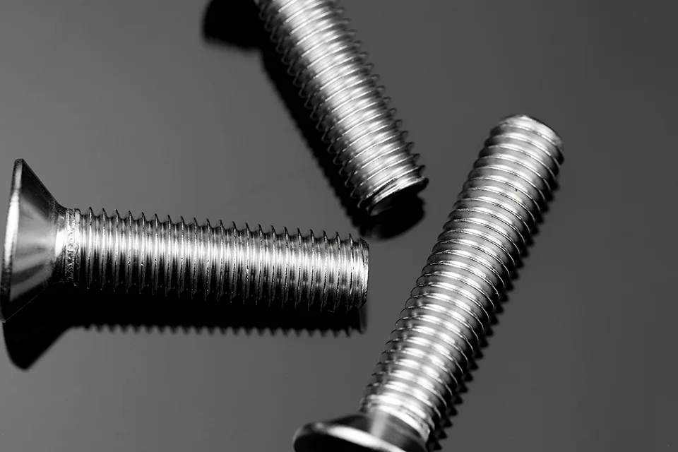 NINDEJIN 2-50pcs M2 M2.5 M3 M4 M5 M6 M8 M10 Stainless Steel Hexagon Hex Socket Countersunk Flat Head Screw Allen Bolts DIN7991