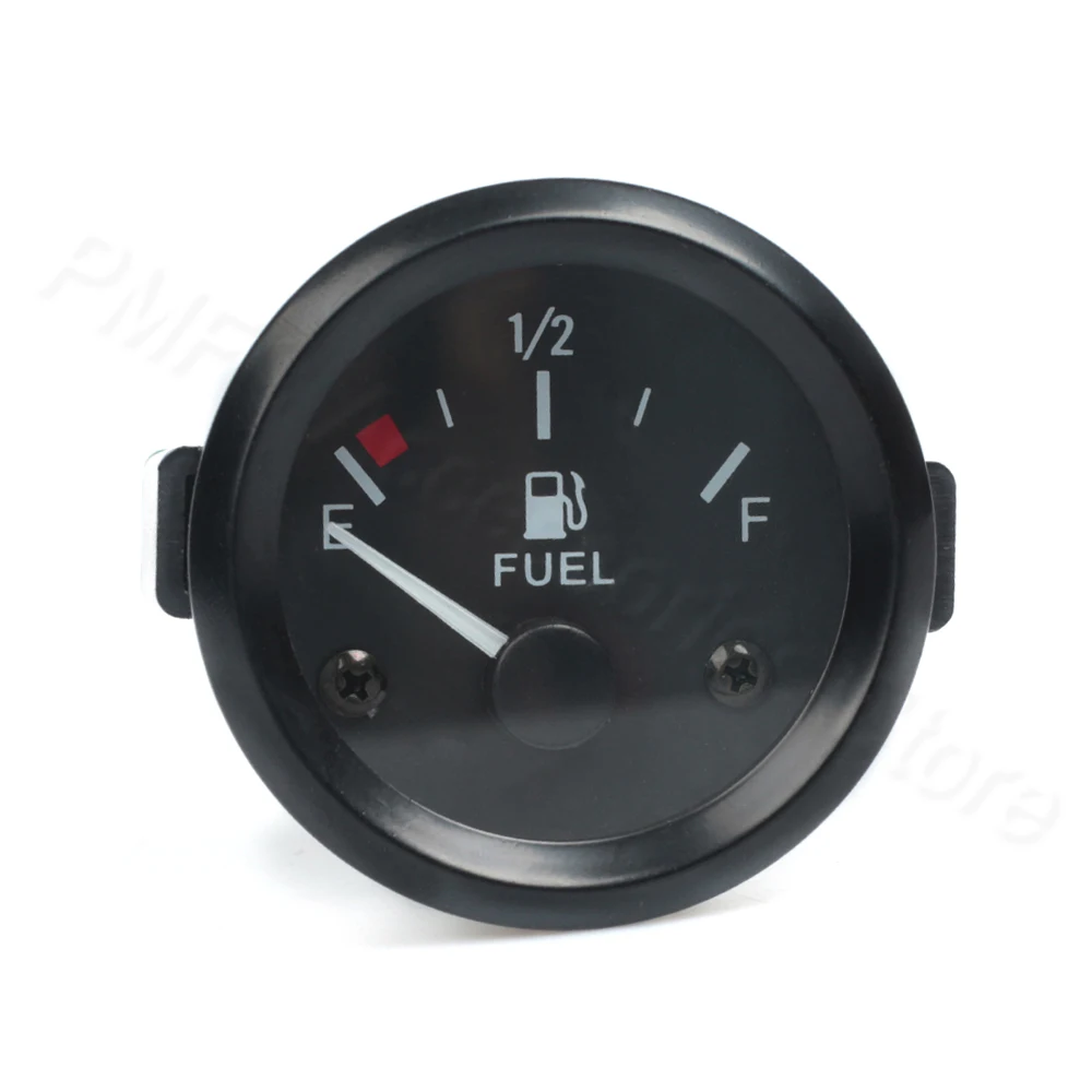 Vehicle Meter 12V Automobile Car Gauge 2" 52mm Water Temp Oil Temp Oil Press Fuel Volts Oil press kg Ammeter Gauge Black Shell