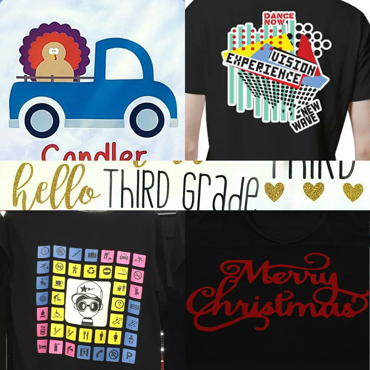 PU Heat Transfer Vinyl Hot Press Iron-on Tshirt Textiles Film Roll HTV Printing Clothing Christmas Halloween Decor for Cameo DIY