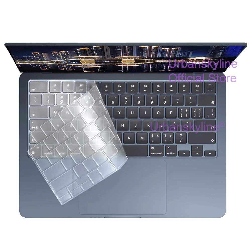 Keyboard Cover for Macbook Air 13 M5 M3 15 Pro 14 M5 13 M2 16 M4 12 Neo Silicone Protector Skin Case A3427 A3449 A448 A3404