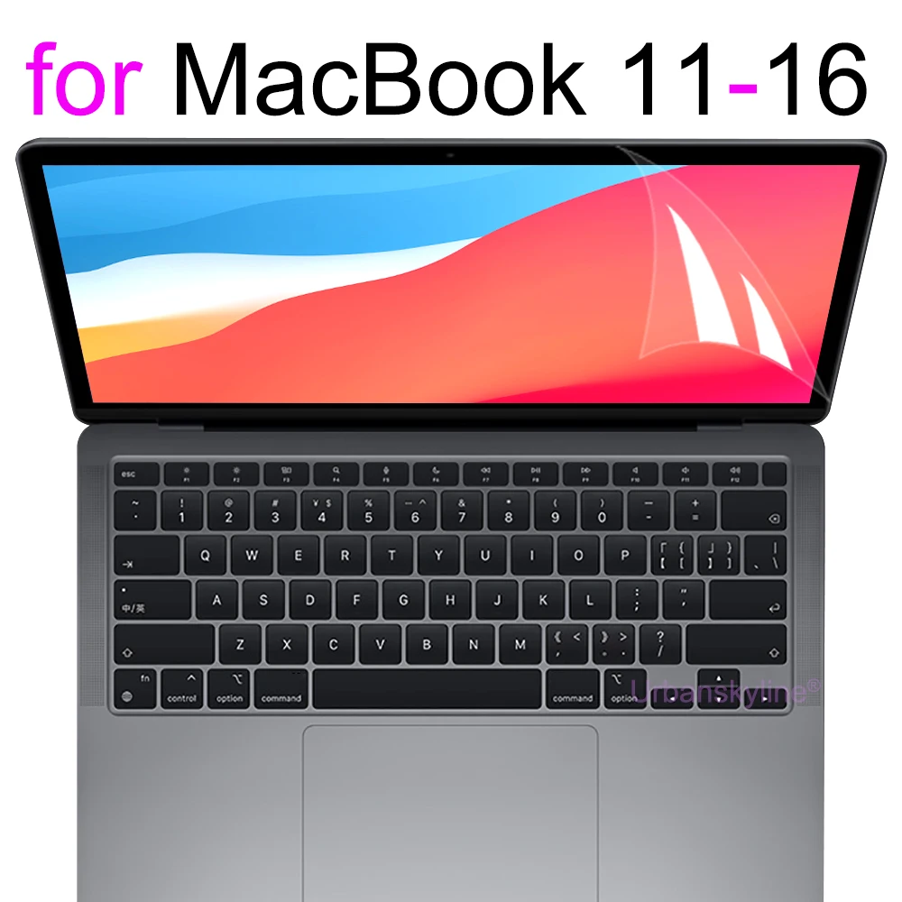 Keyboard Cover for Macbook Air 13 M5 M3 15 Pro 14 M5 13 M2 16 M4 12 Neo Silicone Protector Skin Case A3427 A3449 A448 A3404