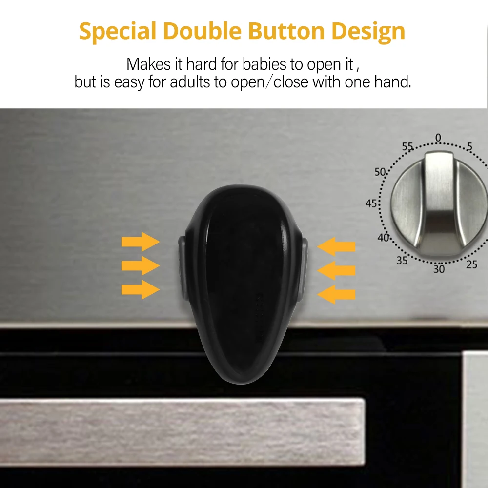 EUDEMON Baby Oven Door Lock for Kitchen Child Safety Locks Children Protection Kids Safety Care Drawer Cabinet Cupboard Lock