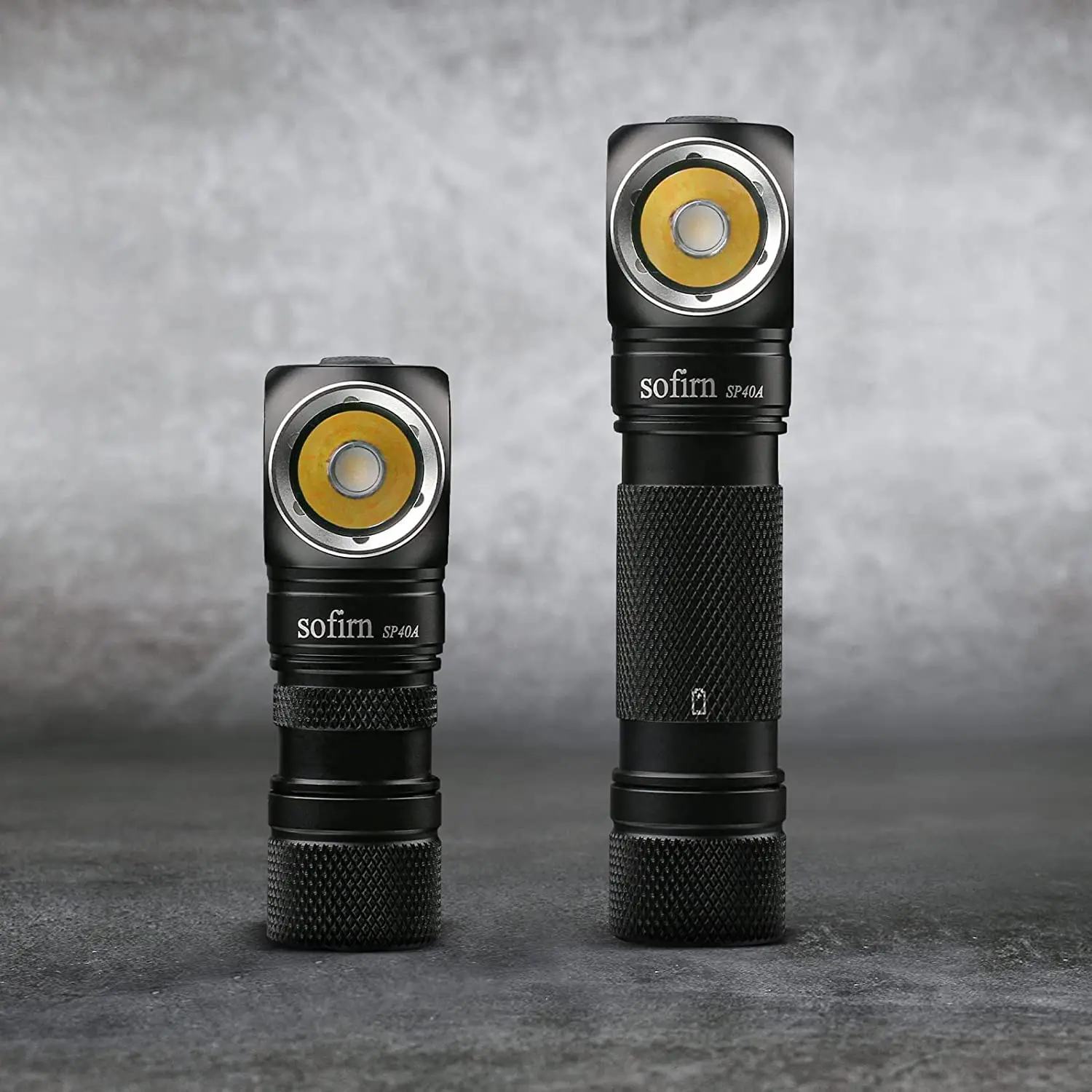 Sofirn SP40 LED Headlamp XPL 1200lm 18650 Type C Rechargeable Headlight 18350 Flashlight with Power Indicator Magnet Tail