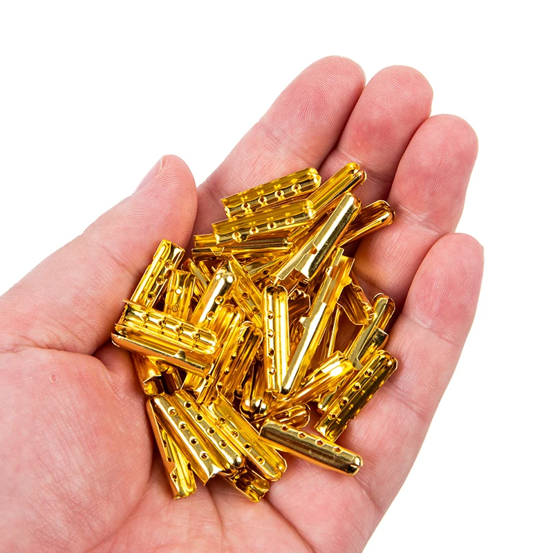 20/50/10PCS  Shoelace Head Aglets DIY Shoelaces Repair Shoe Lace Tips Replacement End Shoes Rope Head Rope Tail Clamp Bullet