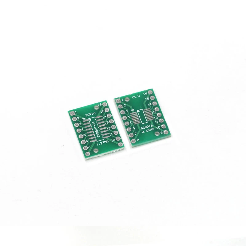 10-100PCS Javino PCB Board Kit SMD Turn To DIP Adapter Converter Plate SOP MSOP SSOP TSSOP SOT23 8 10 14 16 20 28 SMT To DIP