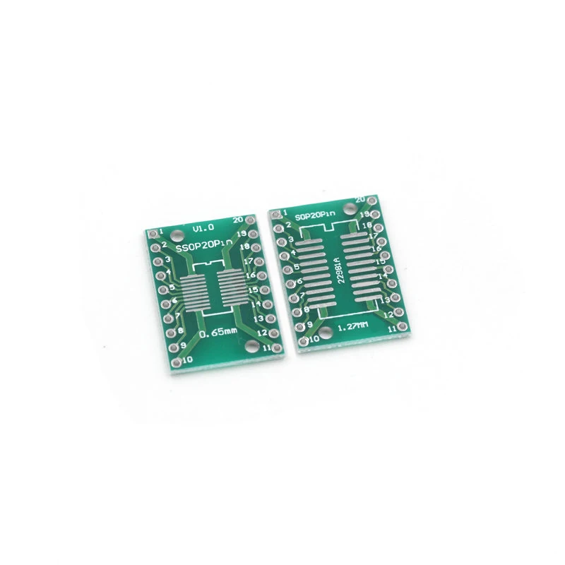 10-100PCS Javino PCB Board Kit SMD Turn To DIP Adapter Converter Plate SOP MSOP SSOP TSSOP SOT23 8 10 14 16 20 28 SMT To DIP