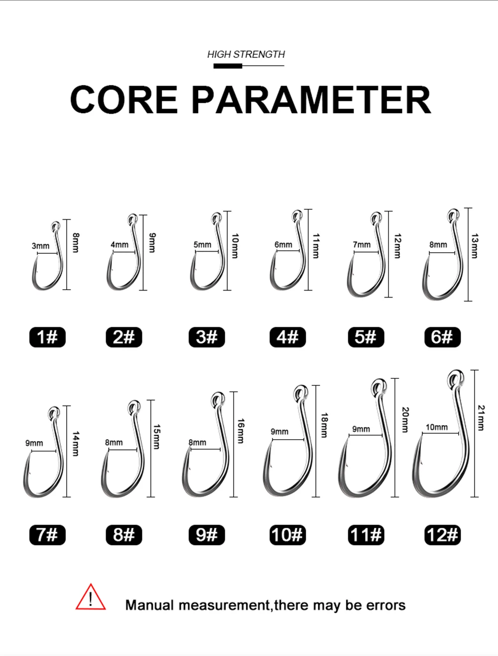 NGB 100/50pcs/lot High Carbon Fishing Hook 1#-12# ISEAMA With Eye Carp Catfish Anzol Peche Japan Tackle Fishing