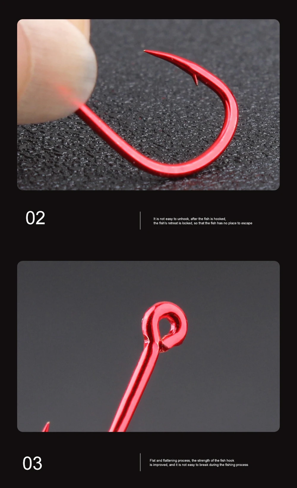 NGB 100/50pcs/lot High Carbon Fishing Hook 1#-12# ISEAMA With Eye Carp Catfish Anzol Peche Japan Tackle Fishing