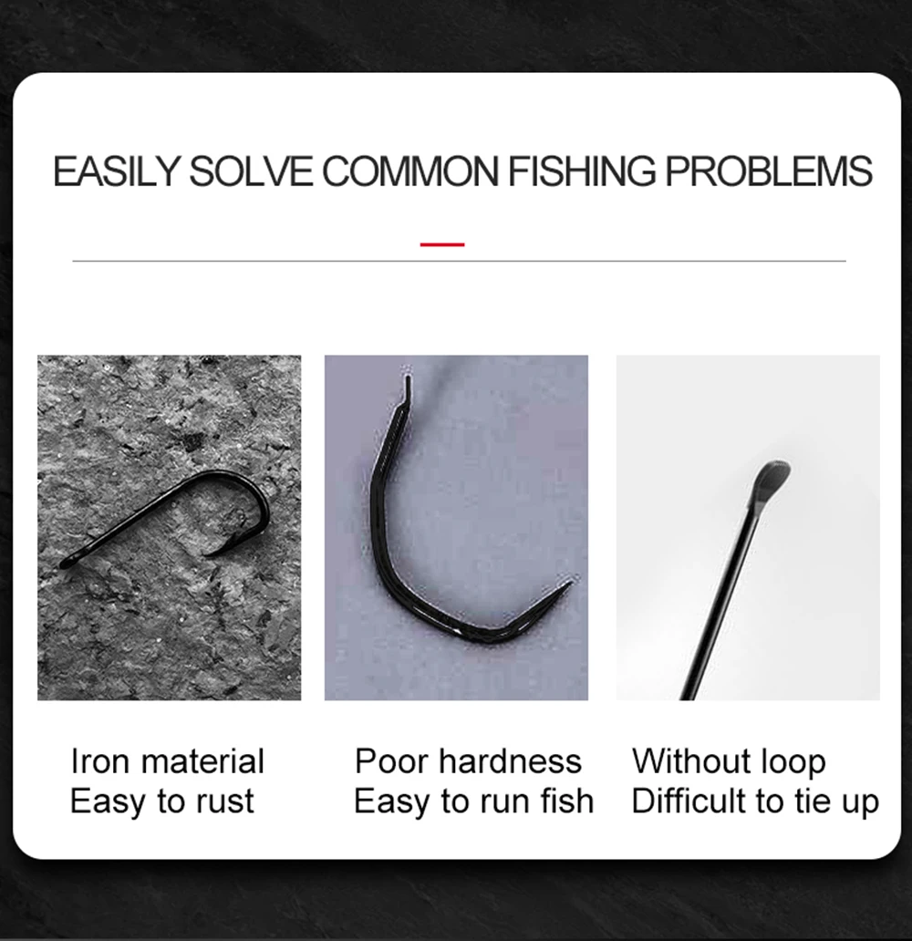 NGB 100/50pcs/lot High Carbon Fishing Hook 1#-12# ISEAMA With Eye Carp Catfish Anzol Peche Japan Tackle Fishing