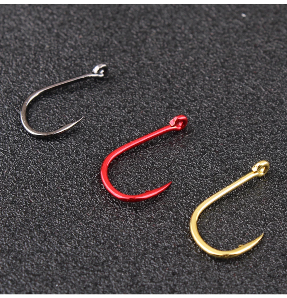 NGB 100/50pcs/lot High Carbon Fishing Hook 1#-12# ISEAMA With Eye Carp Catfish Anzol Peche Japan Tackle Fishing