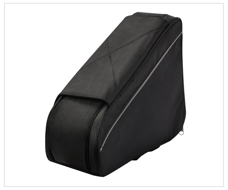 Electric Bicycle Triangle Battery Bag, Black Frame Triangle Bags, 36V, 48V, 60V, 72V, Max Load 126 Cells