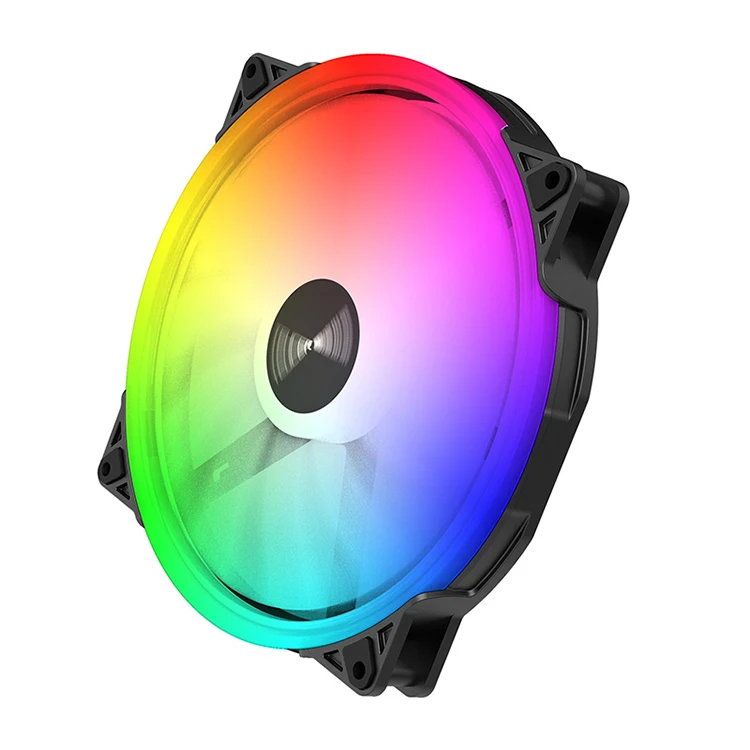TEUCER FD200 200mm ARGB Computer Case Fan 5V 3PIN LED Cooling Fans Desktop PC Case Accessories