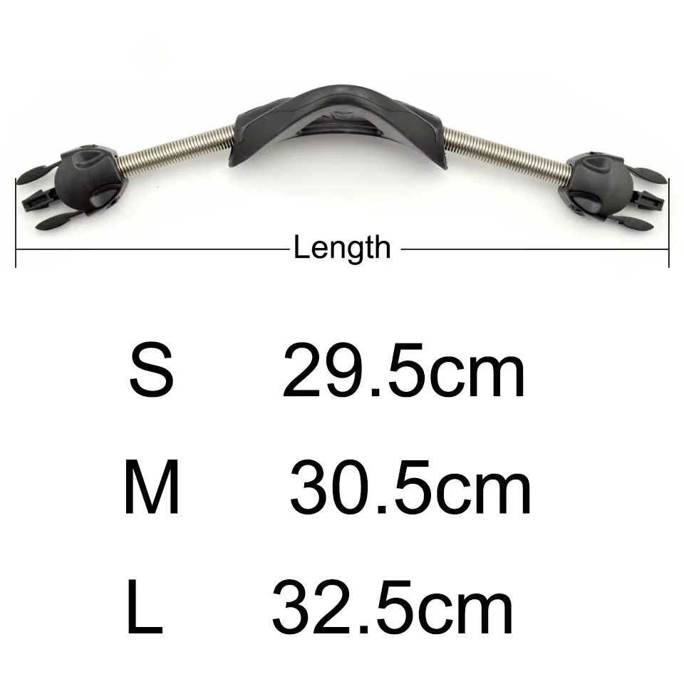2PC Snorkeling SCUBA Diving Spring Fin Strap with Quick Release Buckle