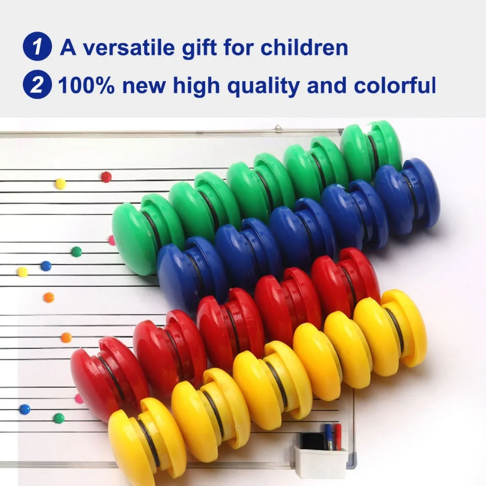10Pcs Colorful Fridge Magnets Circular Refrigerator Office Magnet Sticker for Kids Gifts Calendar Whiteboard Home Decoration