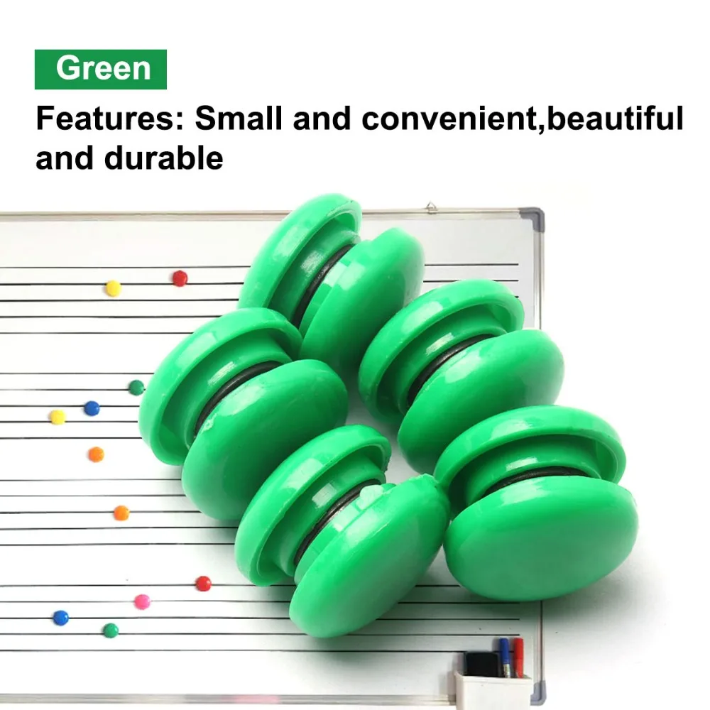 10Pcs Colorful Fridge Magnets Circular Refrigerator Office Magnet Sticker for Kids Gifts Calendar Whiteboard Home Decoration